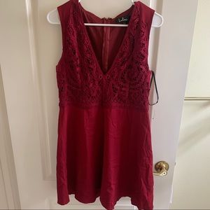 lulus - lace skater dress